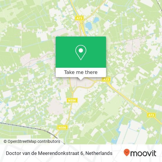 Doctor van de Meerendonkstraat 6, Doctor van de Meerendonkstraat 6, 5961 HZ Horst, Nederland kaart