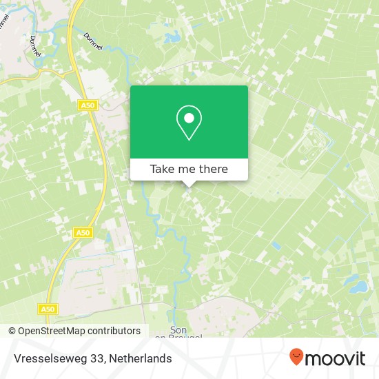 Vresselseweg 33, 5491 PA Sint-Oedenrode kaart