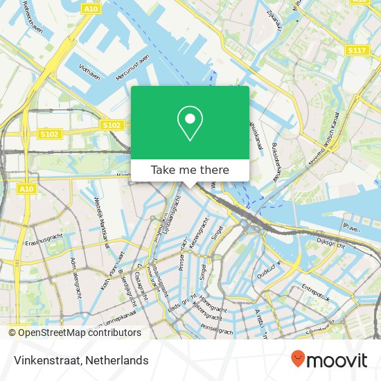 Vinkenstraat, Vinkenstraat, 1013 JR Amsterdam, Nederland kaart