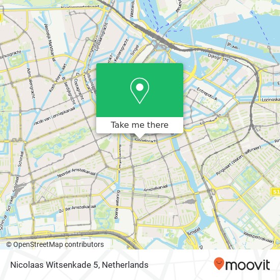 Nicolaas Witsenkade 5, Nicolaas Witsenkade 5, 1017 Amsterdam, Nederland kaart