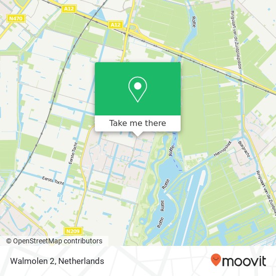 Walmolen 2, 2665 SE Bleiswijk kaart