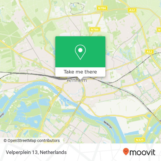Velperplein 13, Velperplein 13, 6811 AG Arnhem, Nederland kaart