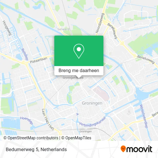Bedumerweg 5 kaart
