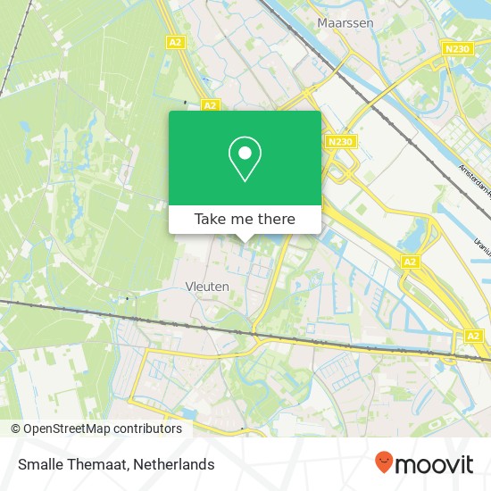 Smalle Themaat, Smalle Themaat, 3451 Utrecht, Nederland kaart