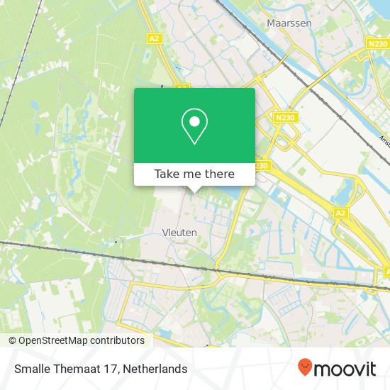 Smalle Themaat 17, Smalle Themaat 17, 3451 SW Utrecht, Nederland kaart