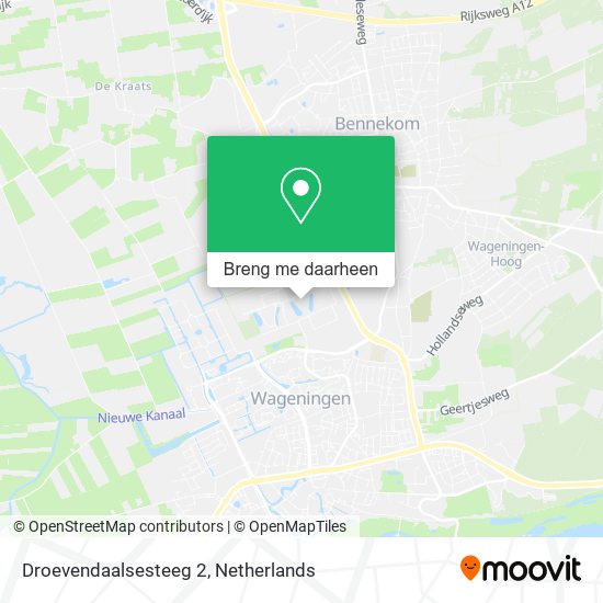 Droevendaalsesteeg 2 kaart