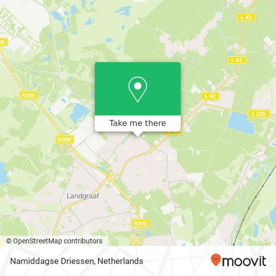 Namiddagse Driessen, 6374 MH Landgraaf kaart