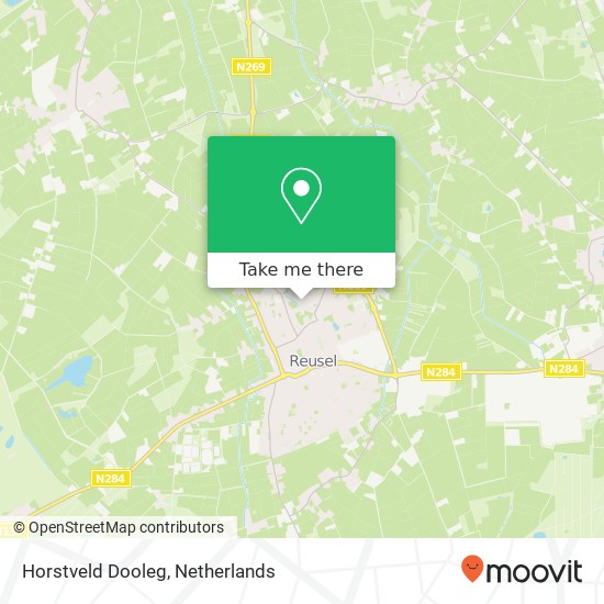 Horstveld Dooleg, 5541 GN Reusel kaart