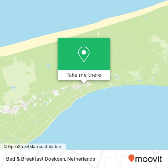 Bed & Breakfast Doeksen kaart