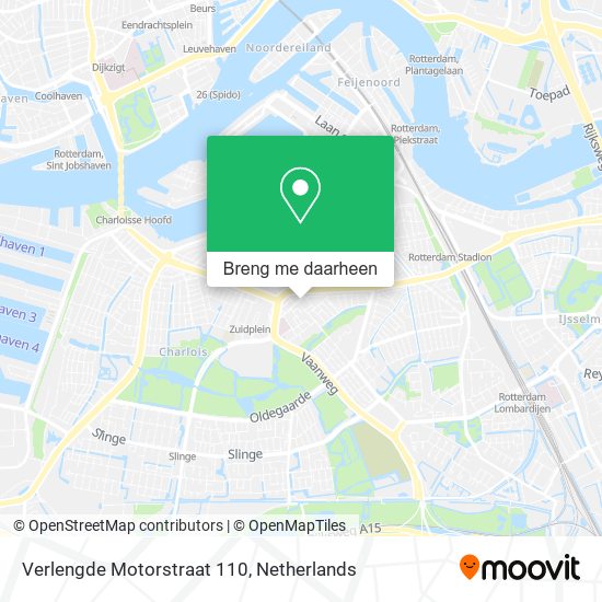 Verlengde Motorstraat 110 kaart