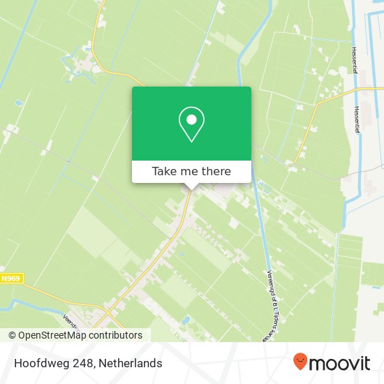 Hoofdweg 248, 9695 AV Bellingwolde kaart