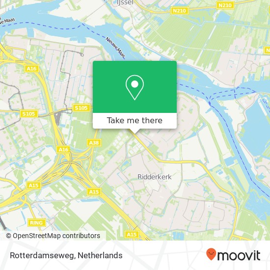 Rotterdamseweg, 2983 Ridderkerk kaart