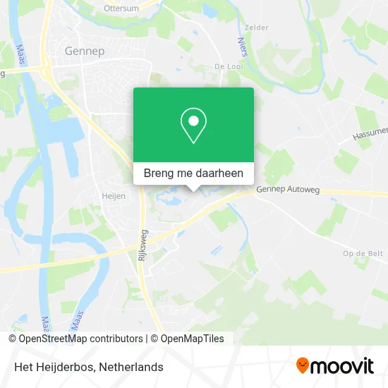 Het Heijderbos kaart