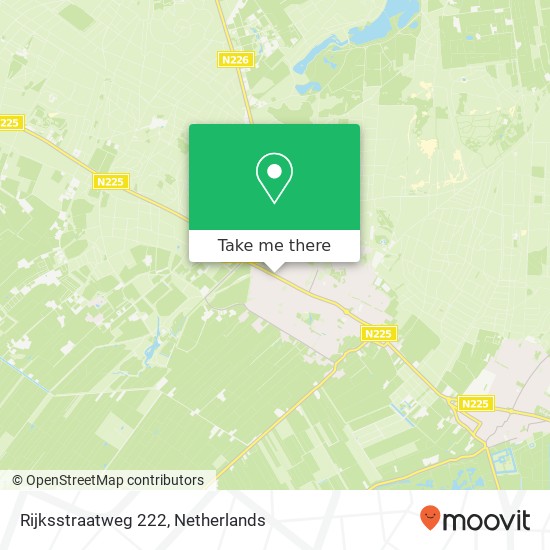 Rijksstraatweg 222, 3956 CW Leersum kaart