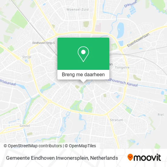 Gemeente Eindhoven Inwonersplein kaart