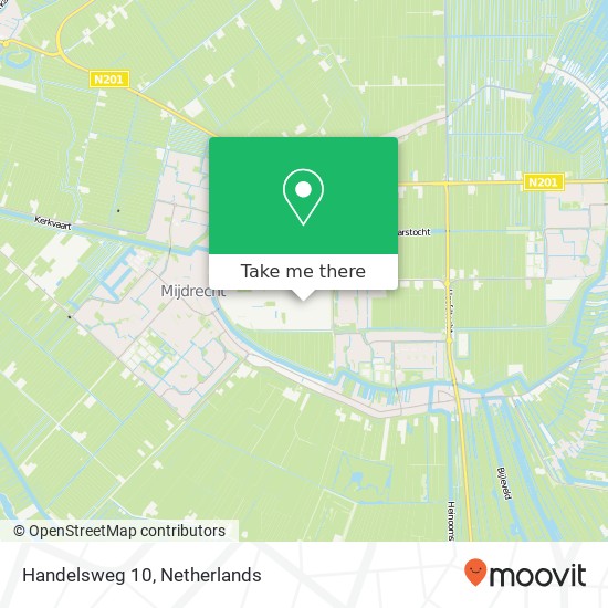 Handelsweg 10, 3641 RC Mijdrecht kaart