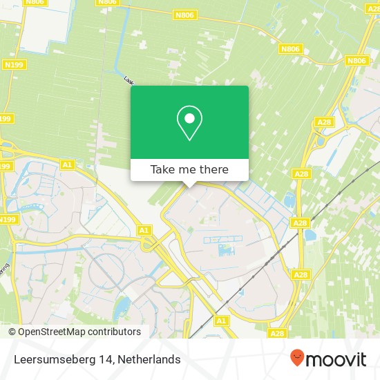 Leersumseberg 14, Leersumseberg 14, 3825 EC Amersfoort, Nederland kaart