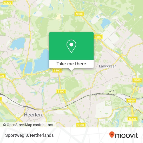 Sportweg 3, Sportweg 3, 6371 CM Landgraaf, Nederland kaart