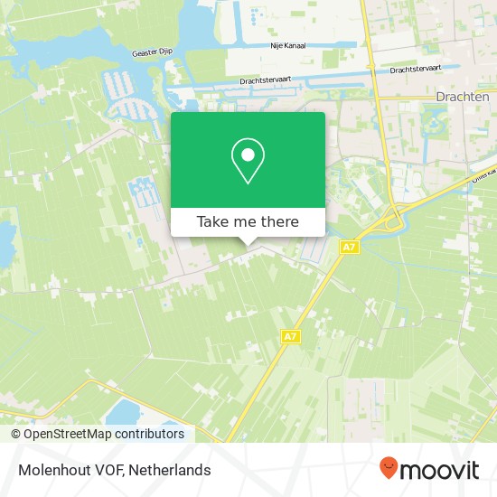 Molenhout VOF, Easterbuorren 97 kaart