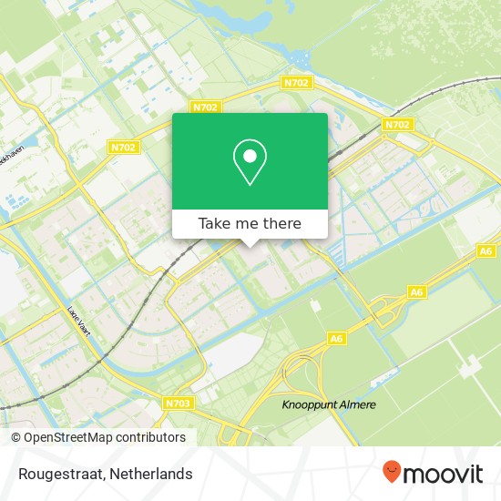 Rougestraat, Rougestraat, 1339 Almere, Nederland kaart