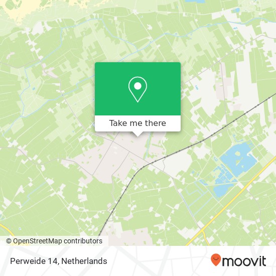 Perweide 14, 5071 AC Udenhout kaart