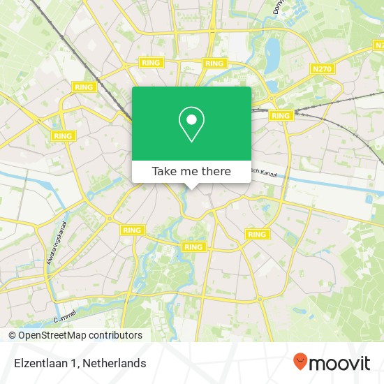 Elzentlaan 1, 5611 LG Eindhoven kaart