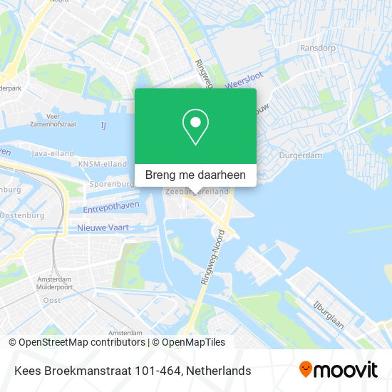 Kees Broekmanstraat 101-464 kaart