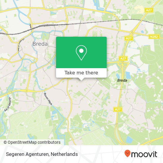 Segeren Agenturen, Groene Woud 216 kaart