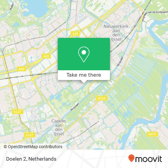 Doelen 2, 2907 WC Capelle aan den IJssel kaart