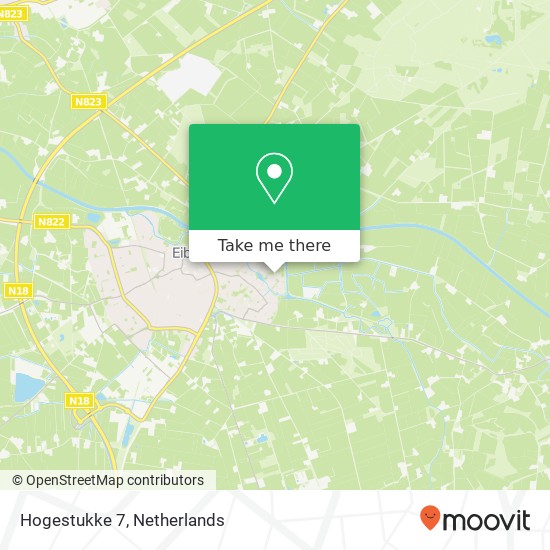 Hogestukke 7, Hogestukke 7, 7152 KM Eibergen, Nederland kaart