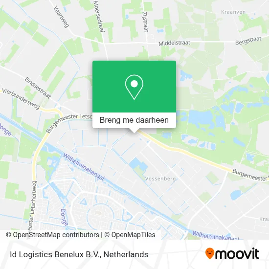 Id Logistics Benelux B.V. kaart