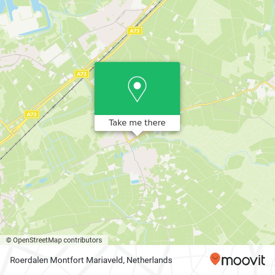 Roerdalen Montfort Mariaveld kaart