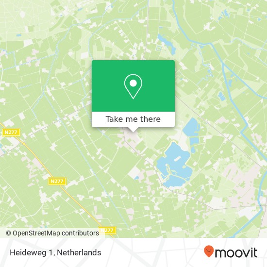 Heideweg 1, 5453 JZ Langenboom kaart