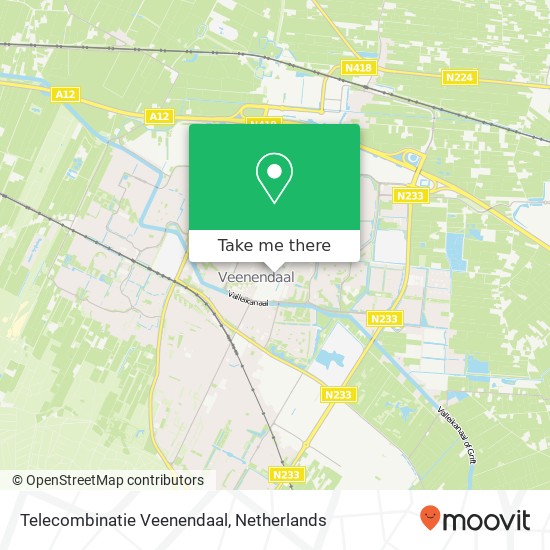 Telecombinatie Veenendaal, Passage 43 kaart