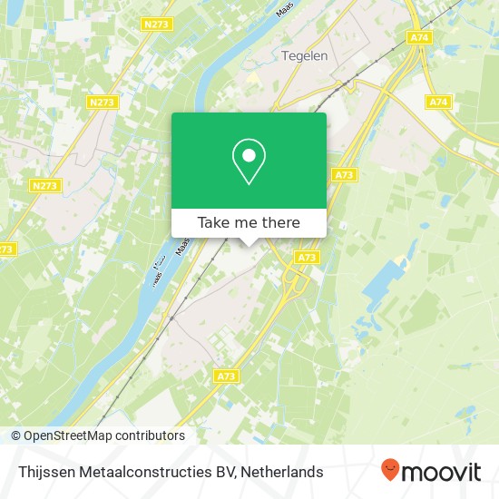 Thijssen Metaalconstructies BV kaart