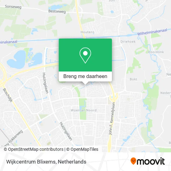 Wijkcentrum Blixems kaart