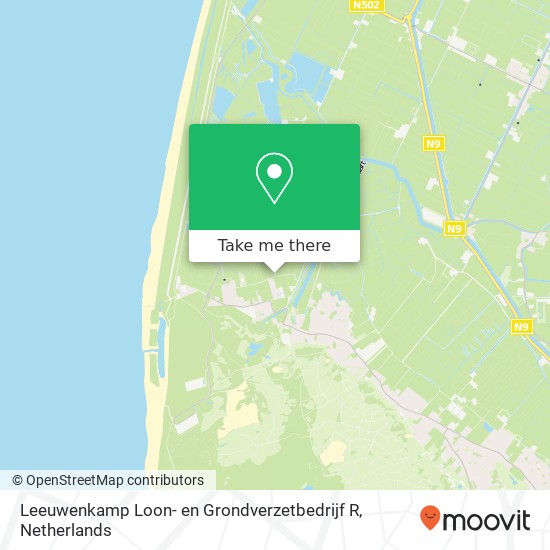 Leeuwenkamp Loon- en Grondverzetbedrijf R, Houtendijk kaart