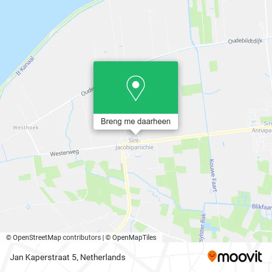 Jan Kaperstraat 5 kaart