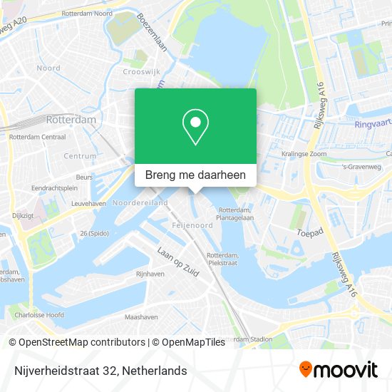 Nijverheidstraat 32 kaart