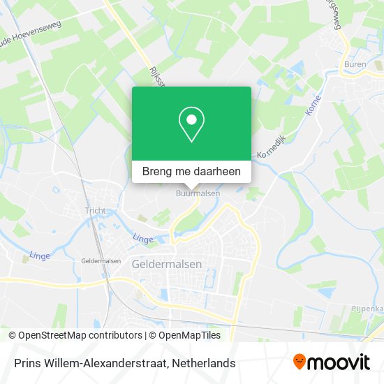 Prins Willem-Alexanderstraat kaart