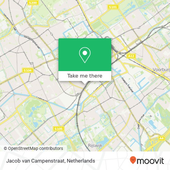 Jacob van Campenstraat, 2526 XL Den Haag kaart