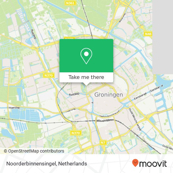 Noorderbinnensingel, Noorderbinnensingel, 9712 XM Groningen, Nederland kaart