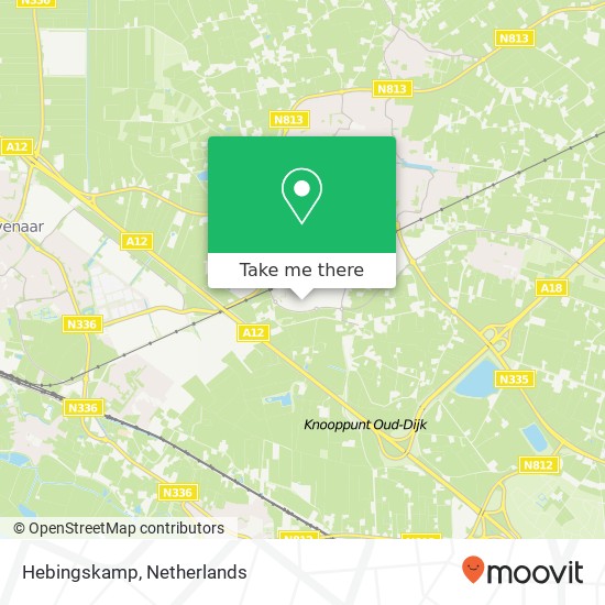 Hebingskamp, Hebingskamp, 6942 Didam, Nederland kaart