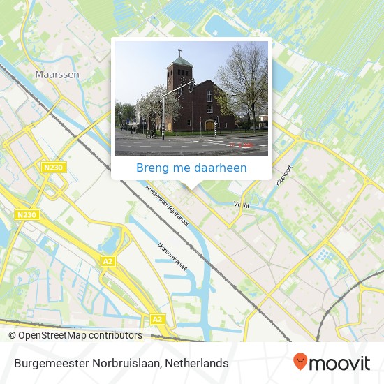 Burgemeester Norbruislaan, Burgemeester Norbruislaan, 3555 Utrecht, Nederland kaart