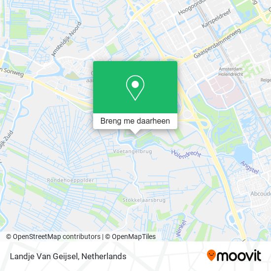 Landje Van Geijsel kaart