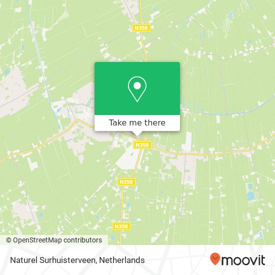 Naturel Surhuisterveen, Groningerstraat 91 kaart