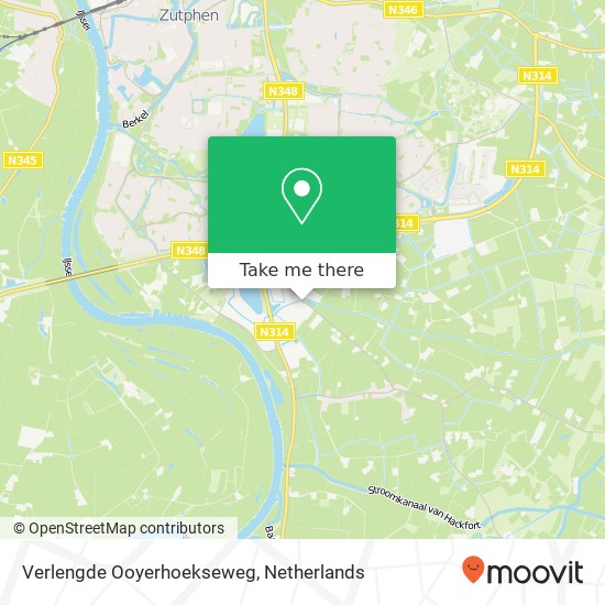 Verlengde Ooyerhoekseweg, 7207 Zutphen kaart
