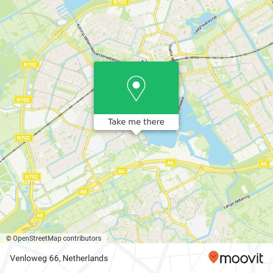 Venloweg 66, 1324 DN Almere-Stad kaart