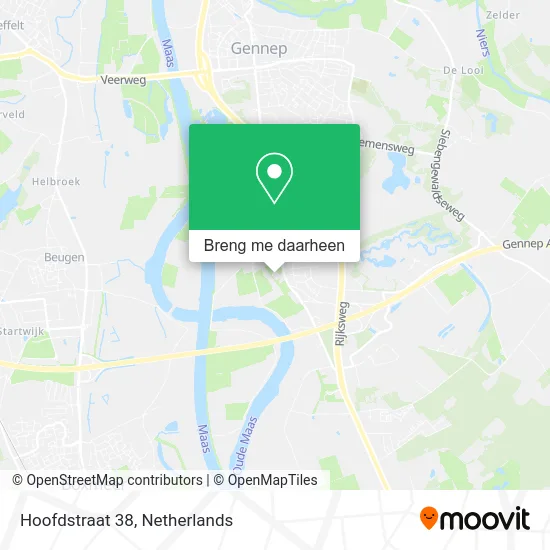 Hoofdstraat 38 kaart