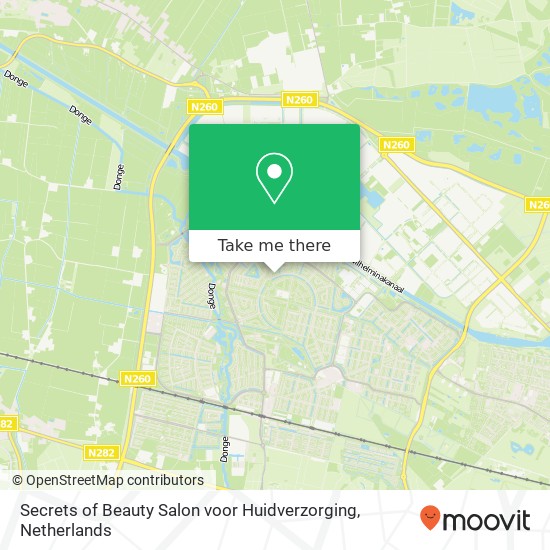 Secrets of Beauty Salon voor Huidverzorging, Lombardijenlaan 215 kaart